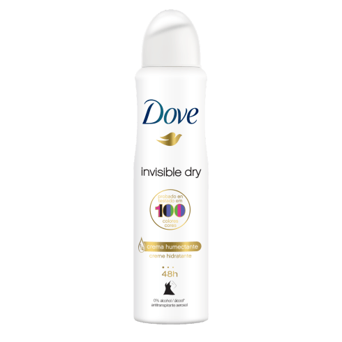 Desodorante Dove Aerosol Invisible Dry 150ml