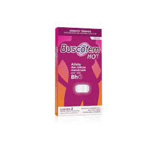 Buscofem Hot com 2 Adesivos Térmicos Descartáveis