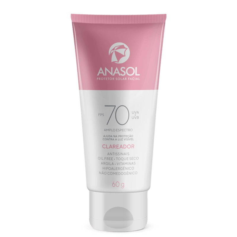 Protetor-Solar-Facial-Anasol-FPS-70-Clareador-60g