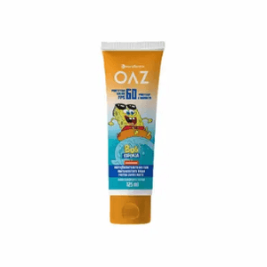 Protetor Solar Infantil OAZ FPS60 Bob Esponja 125ml