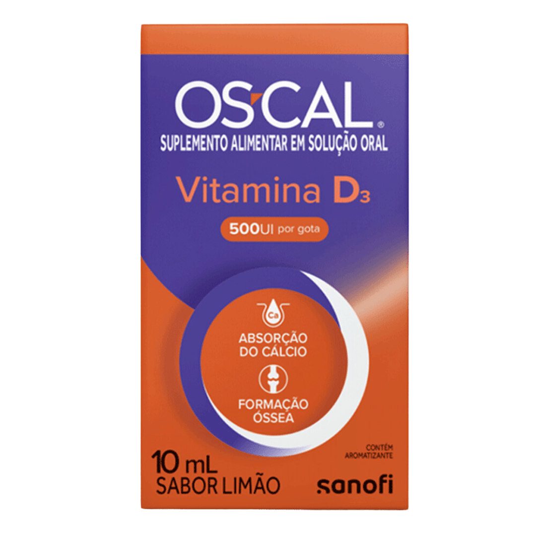 Oscal Vitamina D3 Gotas 500ui com 10ml