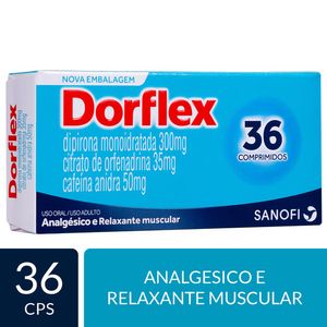 Dorflex Analgésico e Relaxante Muscular com 36 Comprimidos