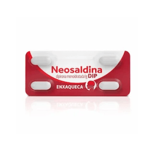 Neosaldina Dip Dipirona Monoidratada 1g 4 comprimidos