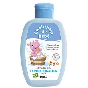 Condicionador Infantil Cheirinho de Bebê Azul 200Ml