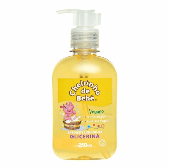 Sabonete Líquido Cheirinho De Bebê Glicerina 250ml