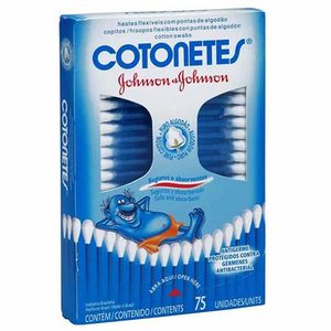 Hastes Flexíveis Cotonetes 75 unidades