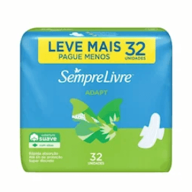 Absorvente Externo Sempre Livre Suave 32 Unidades