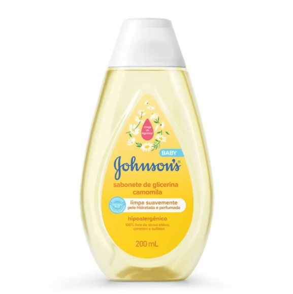 Sabonete Líquido de Glicerina Camomila Johnson's Baby 200ml