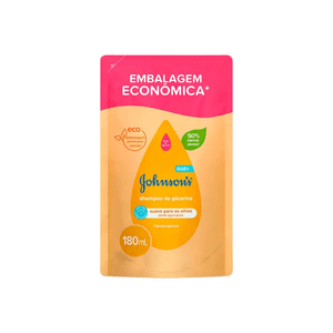Refil Shampoo de Glicerina Johnson's Baby Neutro 180ml