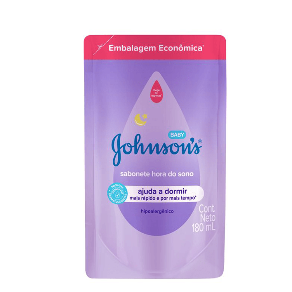 Refil Sabonete Líquido Infantil Johnson's Hora do Sono 180ml