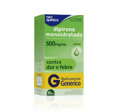 Dipirona Sodica Neo Química 500mg Solução Gotas