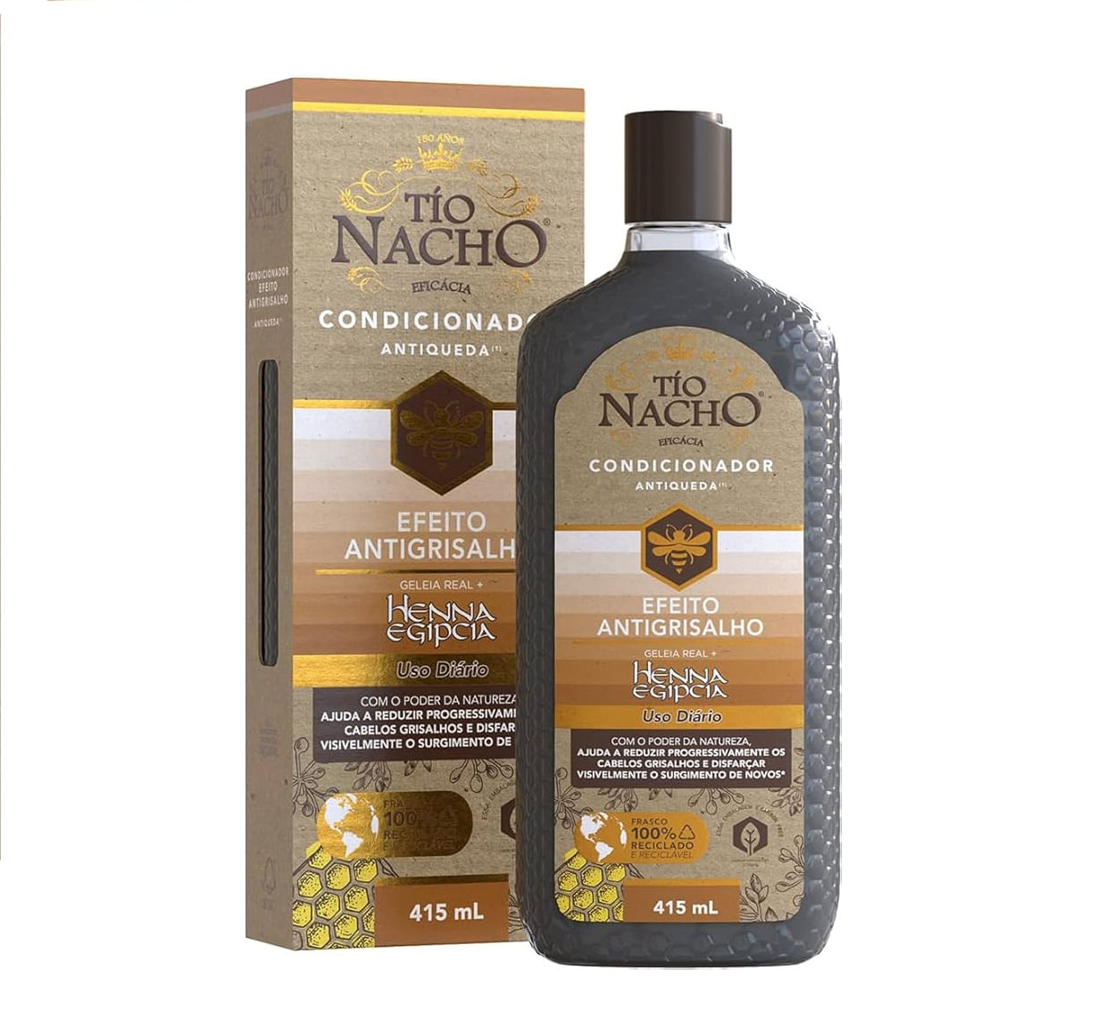 Condicionador Tio Nacho Efeito Antigrisalho 415ml