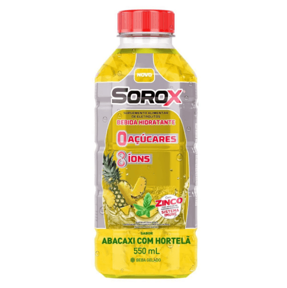 Sorox Abacaxi com Hortelã Zero Açúcar 550ml