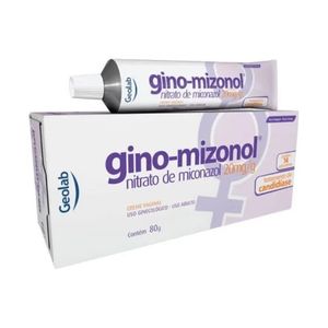 Gino-Mizonol Creme Vaginal 20mg/g Geolab com 80g