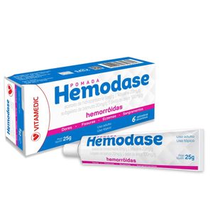 Pomada para Hemorróidas Hemodase 25g + 6 Aplicadores