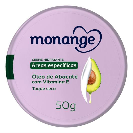 Monange Creme Hidratante Áreas Específicas 50g