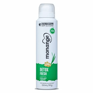 Desodorante Monange Detox Fresh Feminino 48h 150ml