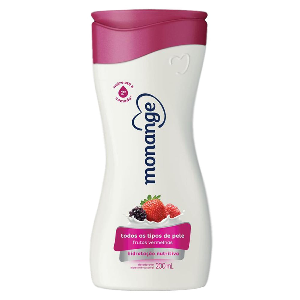 Hidratante Desodorante Monange Frutas Vermelhas 200ml