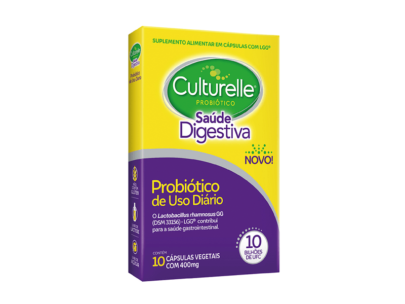 Probiótico Culturelle Saúde Digestiva com 10 cápsulas