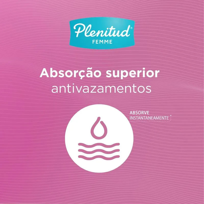Fralda Plenitud Active Feminina P/M com 8 Unidades