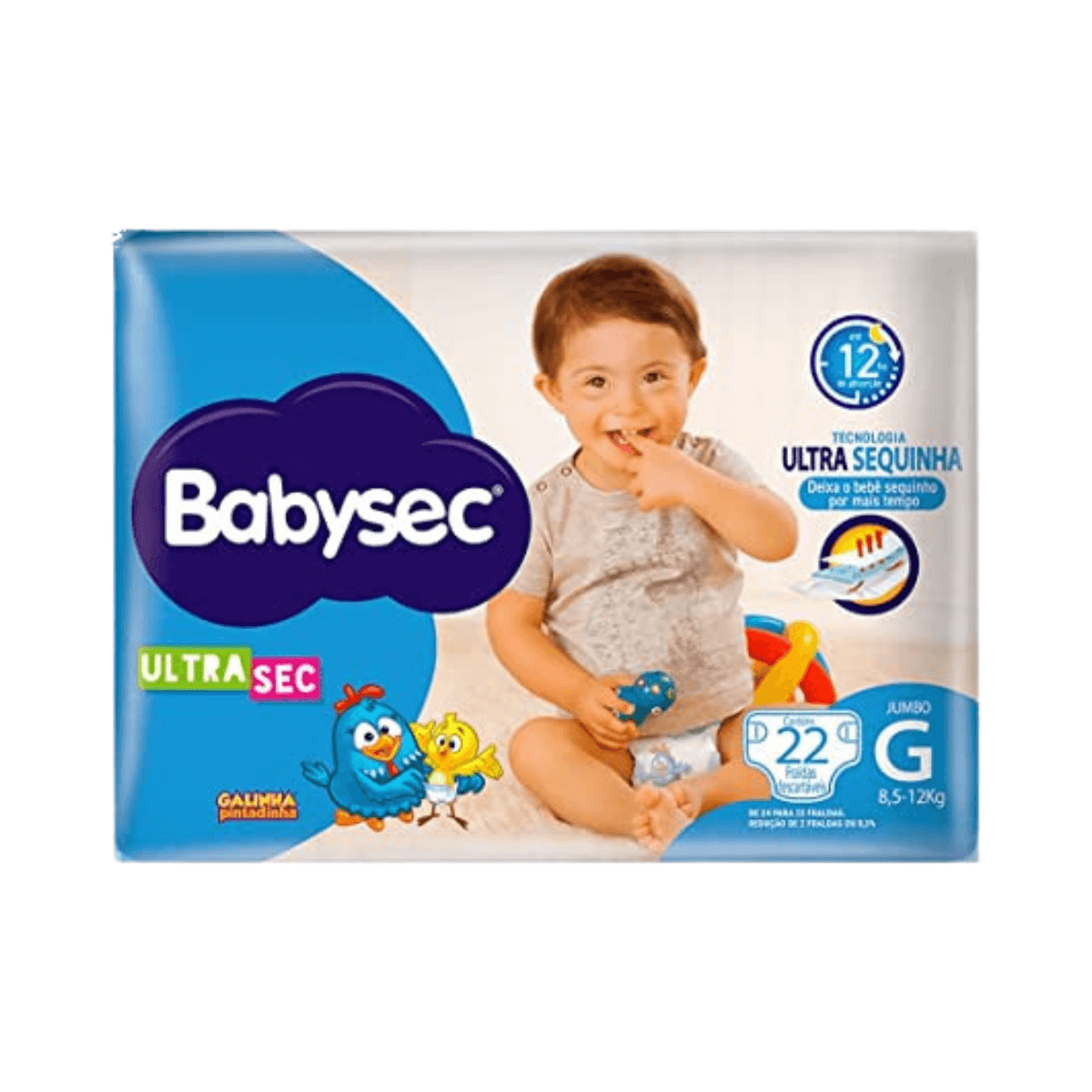 Fralda Babysec Ultra G com 22 unidades