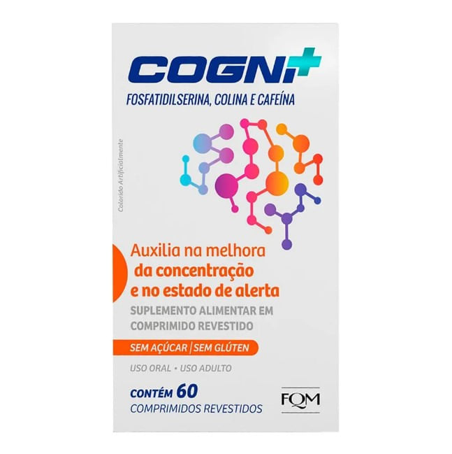 Suplemento Alimentar Cogni+ com 60 Comprimidos