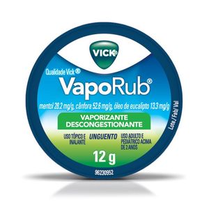 Vick Vaporub Descongestionante 12g