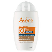 Protetor Solar Avène FPS 50 Mat Perfect Tom 2.5 Médio Escuro 40g