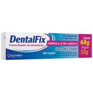 Creme Fixador de Dentaduras Dentalfix Sem Sabor 68g