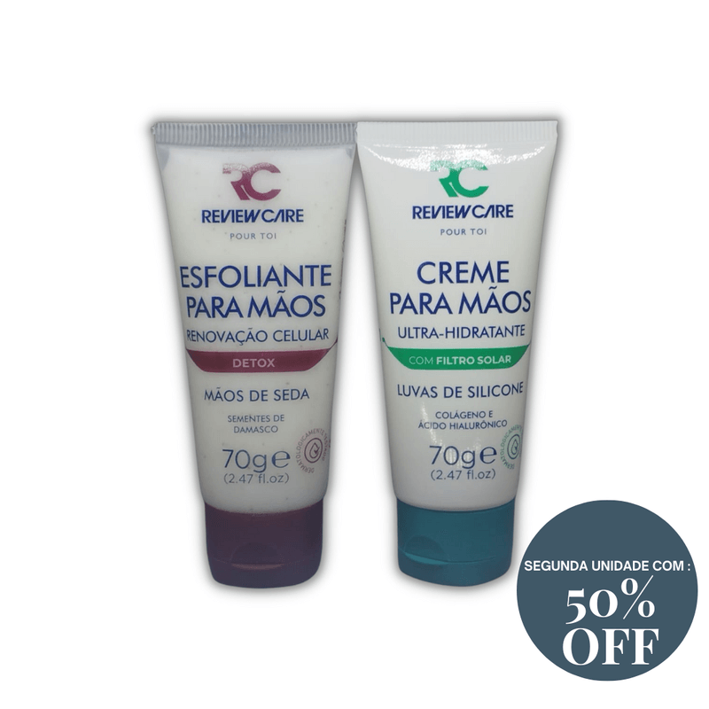 Kit-Review-Care-Esfoliante-para-Maos-70g---Creme-para-Maos-70g