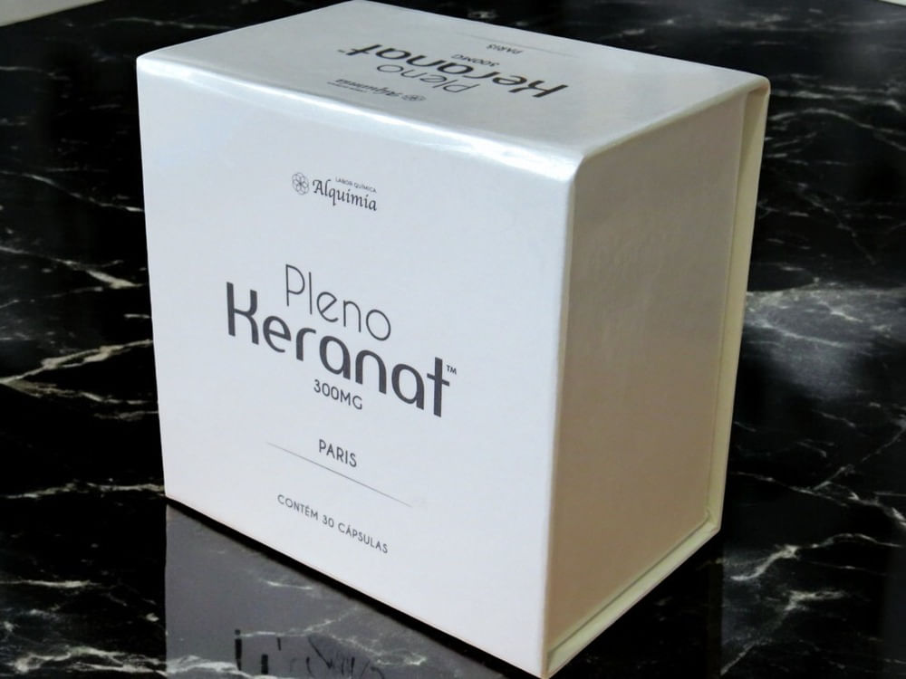 Pleno Keranat 300mg Nutracêutico Homens&Mulheres 30 Cápsulas