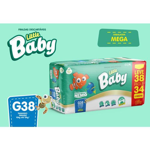 Fralda Procurando Nemo Mega G Leve 38 Pague 34 unidades