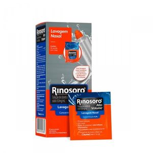 Rinosoro Alto Volume 0,9% Lavagem Nasal 30 Sachês