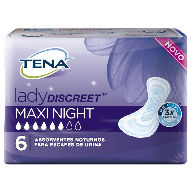 Absorvente-Noturno-Tena-Lady-Discreet-Maxi-Night-6-Unidades
