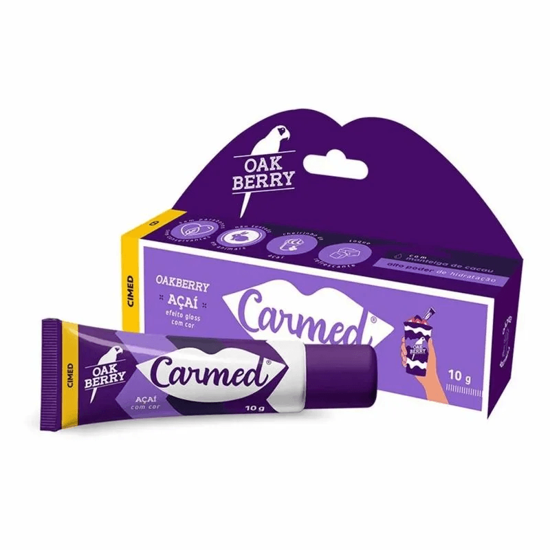 Hidratante-Labial-Carmed-Oakberry-Acai-com-Cor-10g
