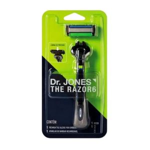 Aparelho de Barbear Dr. Jones The Razor6 com 1 Unidade