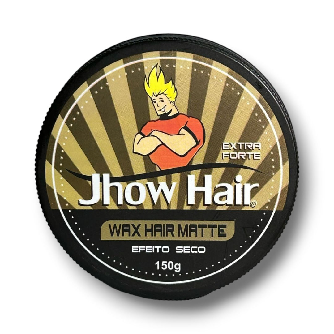 Pomada Wax Hair Matte Efeito Seco Jhow Hair 150g