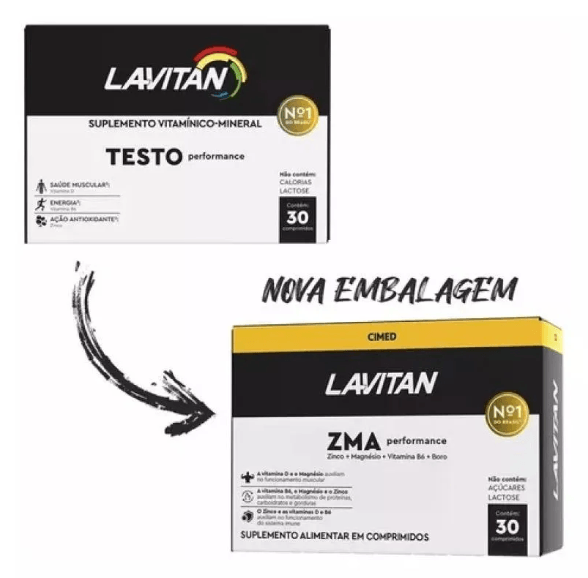 Lavitan ZMA Performance com 30 Comprimidos