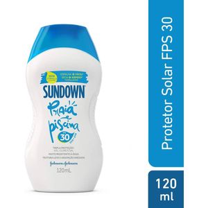 Sundown Protetor Solar FPS 30 Praia e Piscina 120ml