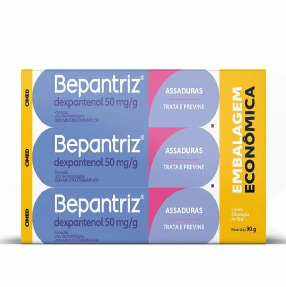 Kit Bepantriz Pomada Trata e Previne Assaduras 90g
