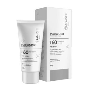Protetor Solar Masculino Anasol FPS 60 Pós Barba 60g