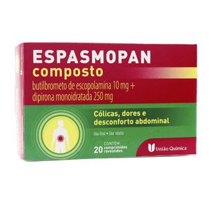 Espasmopan Composto com 20 Comprimidos