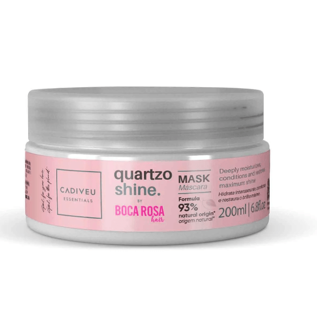 Máscara Capilar Cadiveu Quartzo Shine By Boca Rosa 200ml