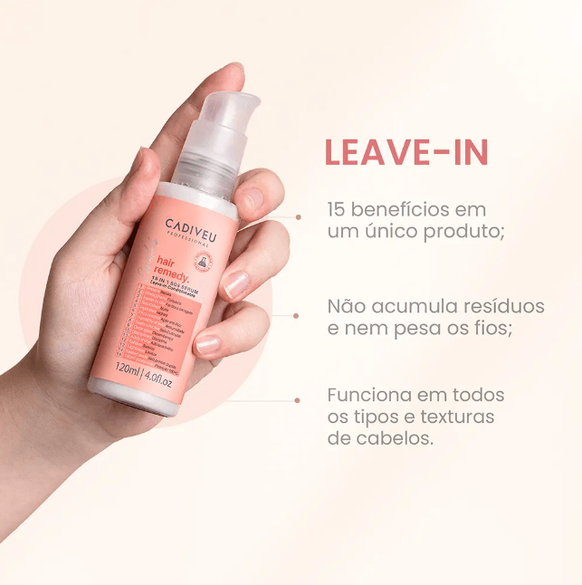 Leave-in Sérum SOS Cadiveu Essentials Hair Remedy 120 ml