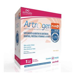 Artrogen Plus D Suplemento Alimentar 30 Sachês