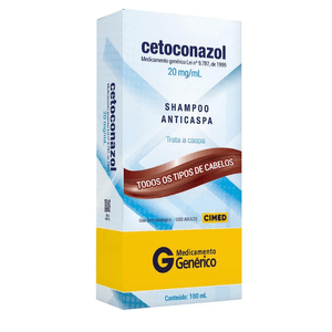 Cetoconazol Shampoo 20mg Cimed com 100ml