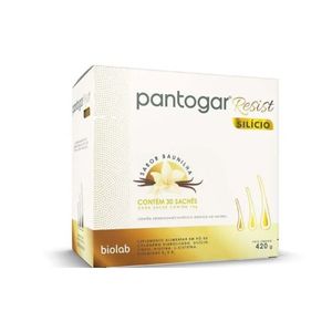 Pantogar Resist Silício Sabor Baunilha com 30 Sachês