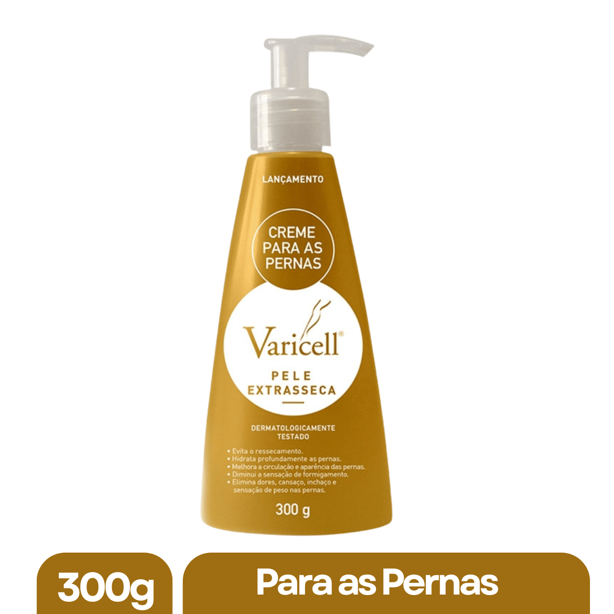Varicell Creme Para as Pernas Pele Extra Seca 300g