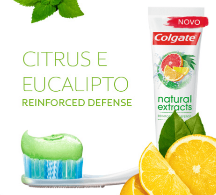 Creme Dental Colgate Natural Extracts Reinforced Defense 90g