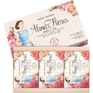 Kit Sabonete Perfumado Alma das Flores 3 Unidades